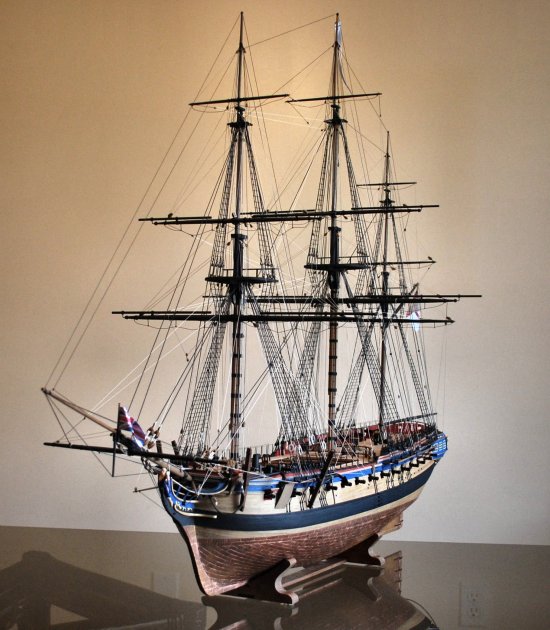 HMS Diana frigate model 