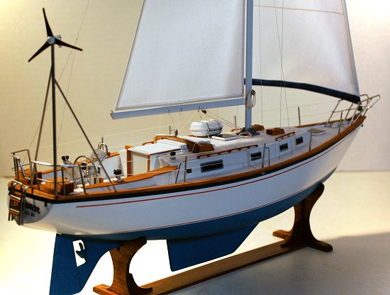 Image of morgan 384 sailboat model