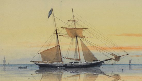 Image of pirate schooner